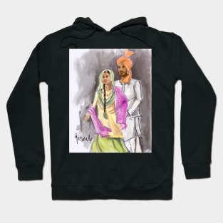 Punjabi couple Hoodie